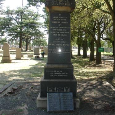 PERRY Matilda -1923 :: PERRY Annie Young -1937  :: PERRY ?