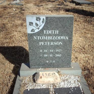 PETERSON Edith Ntombizodwa 1927-2002