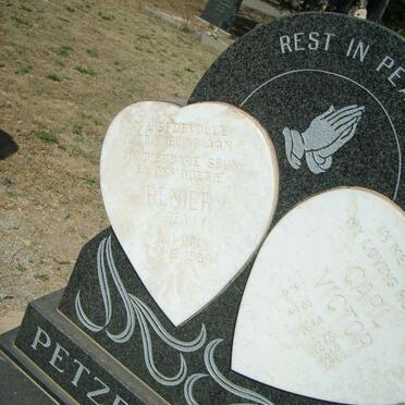 PETZER Renier  ?-1995