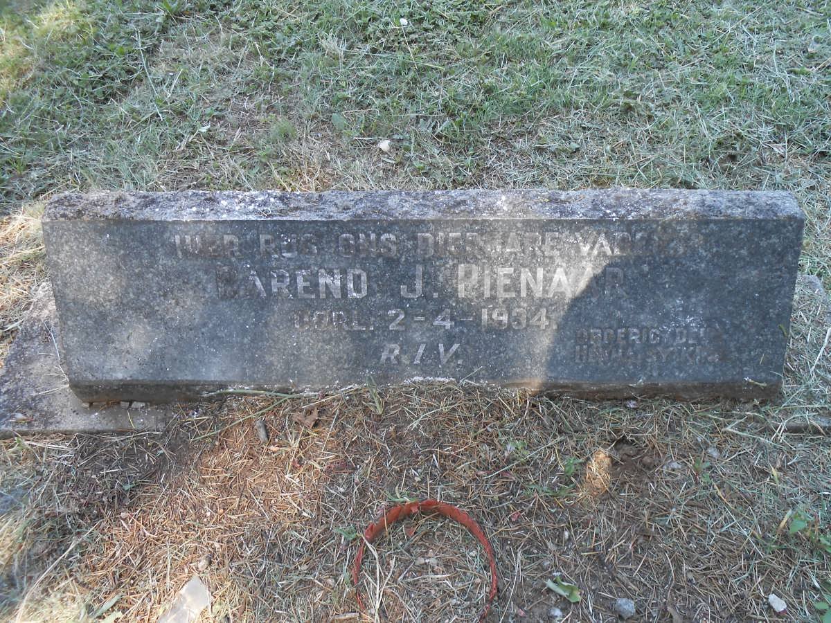 PIENAAR Barend J. -1934