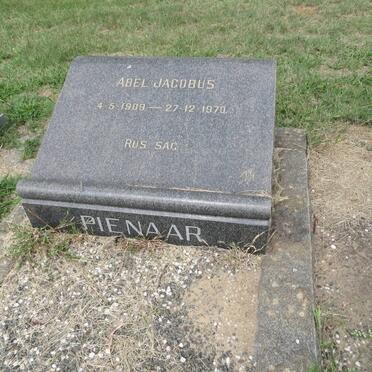 PIENAAR Abel Jacobus 1909-1970