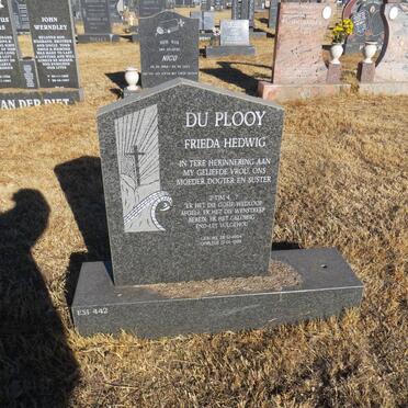 PLOOY Frieda Hedwig, du 1954-1998