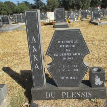 PLESSIS Anna, du 1914-1998