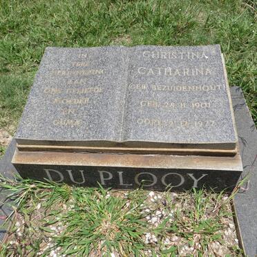 PLOOY Christina Catharina, du nee BEZUIDENHOUT 1901-1977