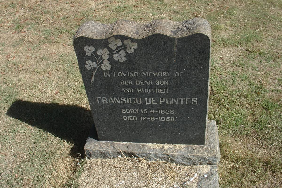 PONTES Fransico, de -1958