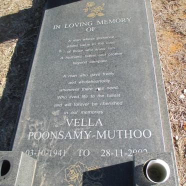 POONSAMY Vella, Muthoo 1941-2000