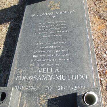 POONSAMY Vella, Muthoo 1941-2000