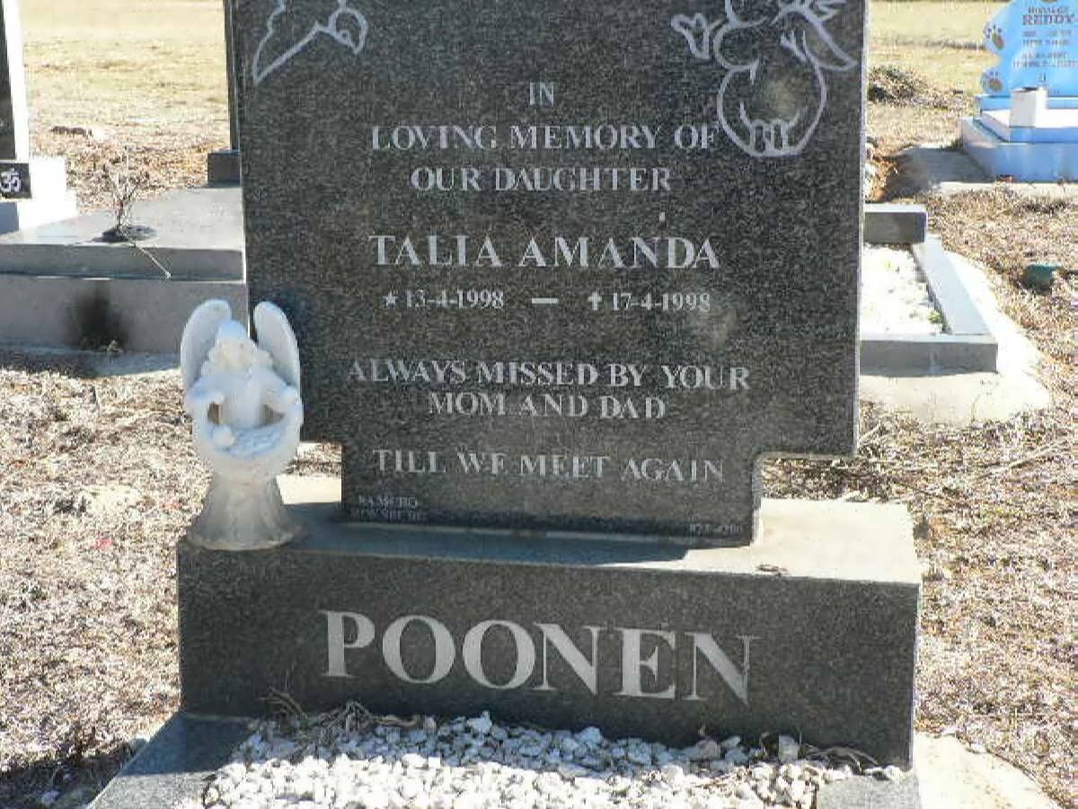 POONEN Talia Amanda 1998-1998
