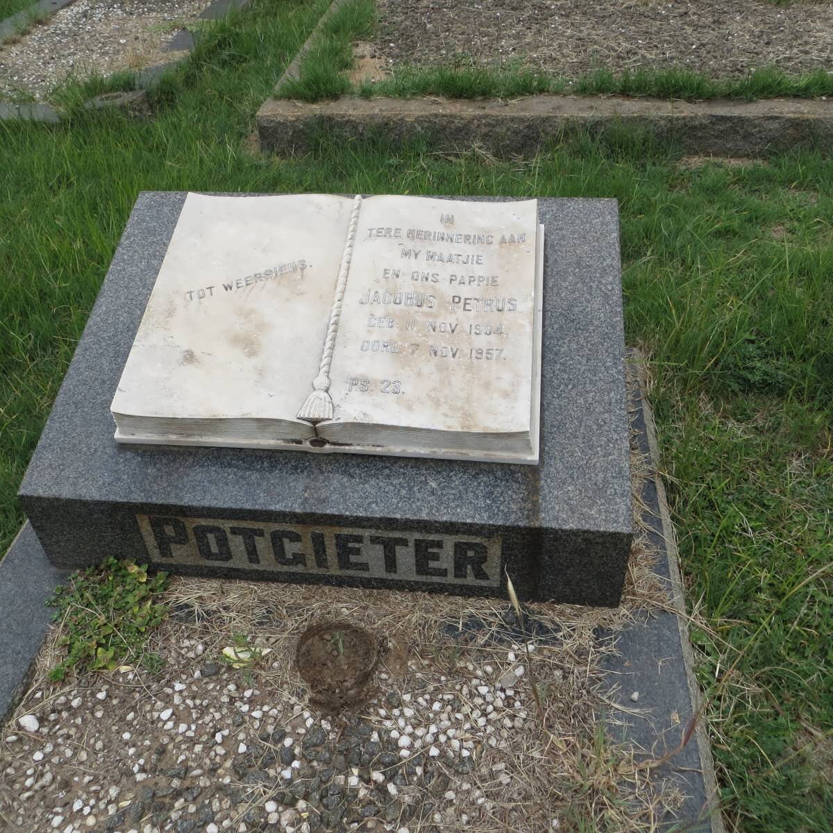 POTGIETER Jacobus Petrus 1904-1957