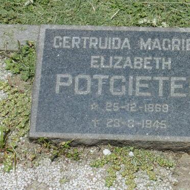 POTGIETER Gertruida Magrieta Elizabeth 1869-1945