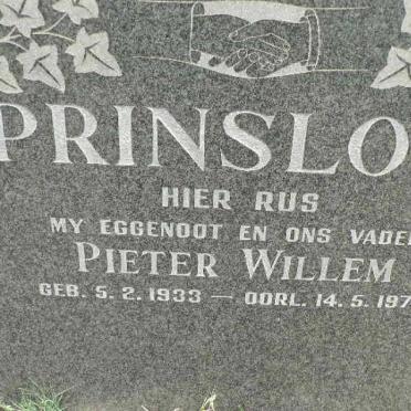 PRINSLOO Pieter Willem 1933-1974