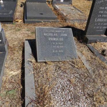 PRINSLOO Nicholas John 1942-1991