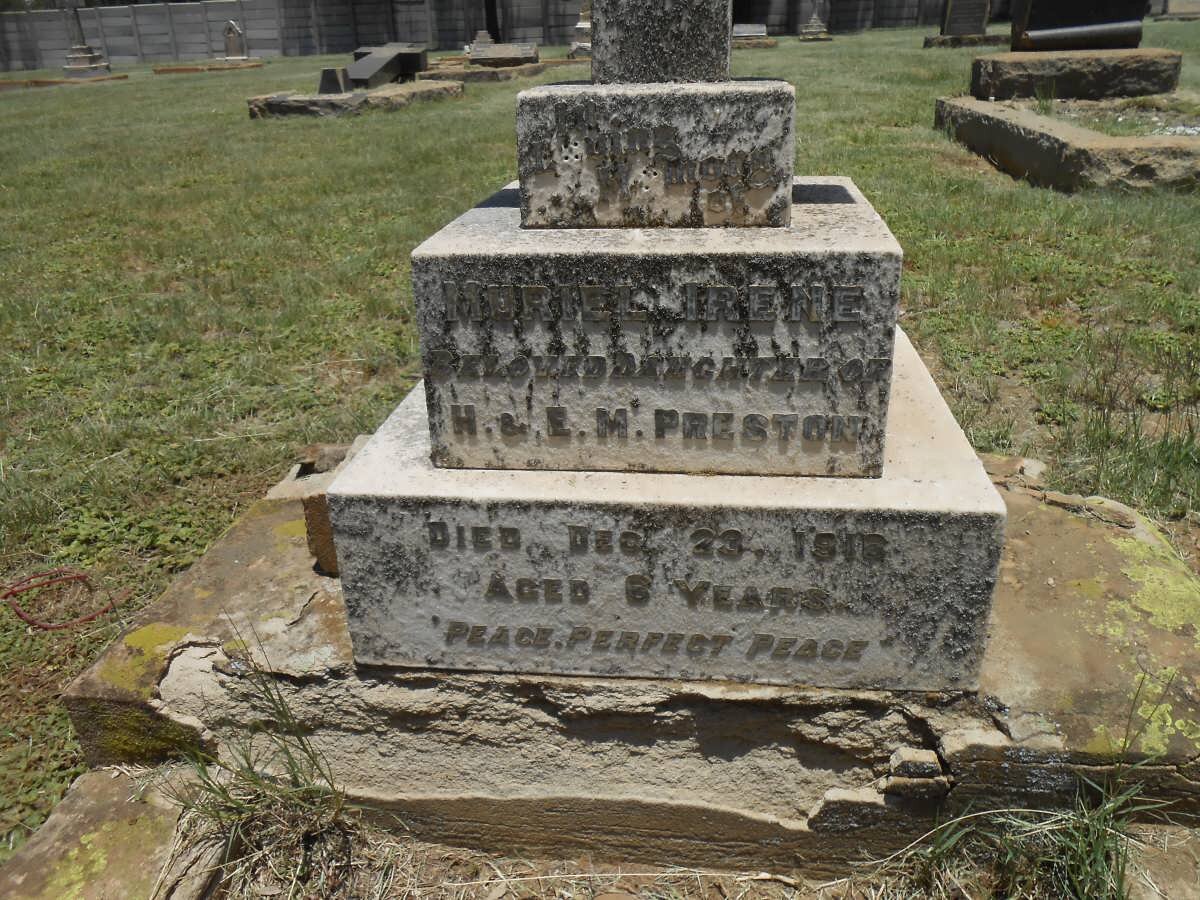 PRESTON Muriel Irene -1916