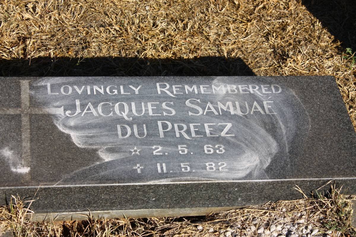 PREEZ Jacques Samuaé, du 1963-1982