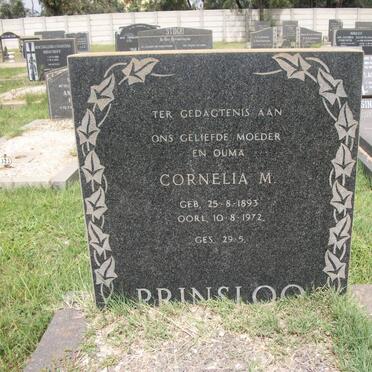 PRINSLOO Cornelia M. 1892-1972