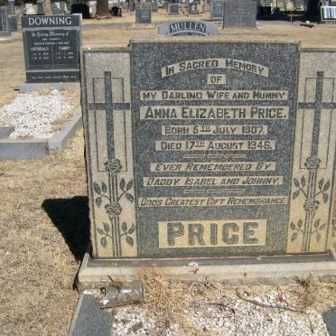 PRICE Anna Elizabeth 1907-1946