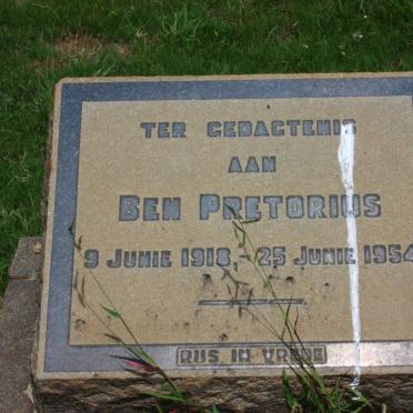 PRETORIUS Ben 1918-1954