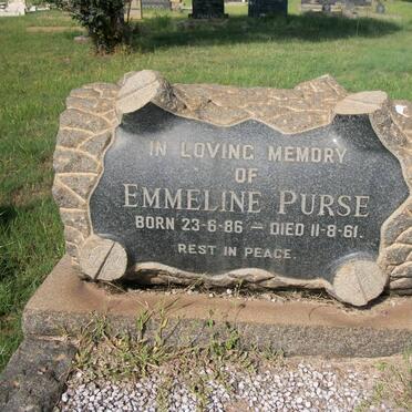 PURSE Emmeline 1886-1961