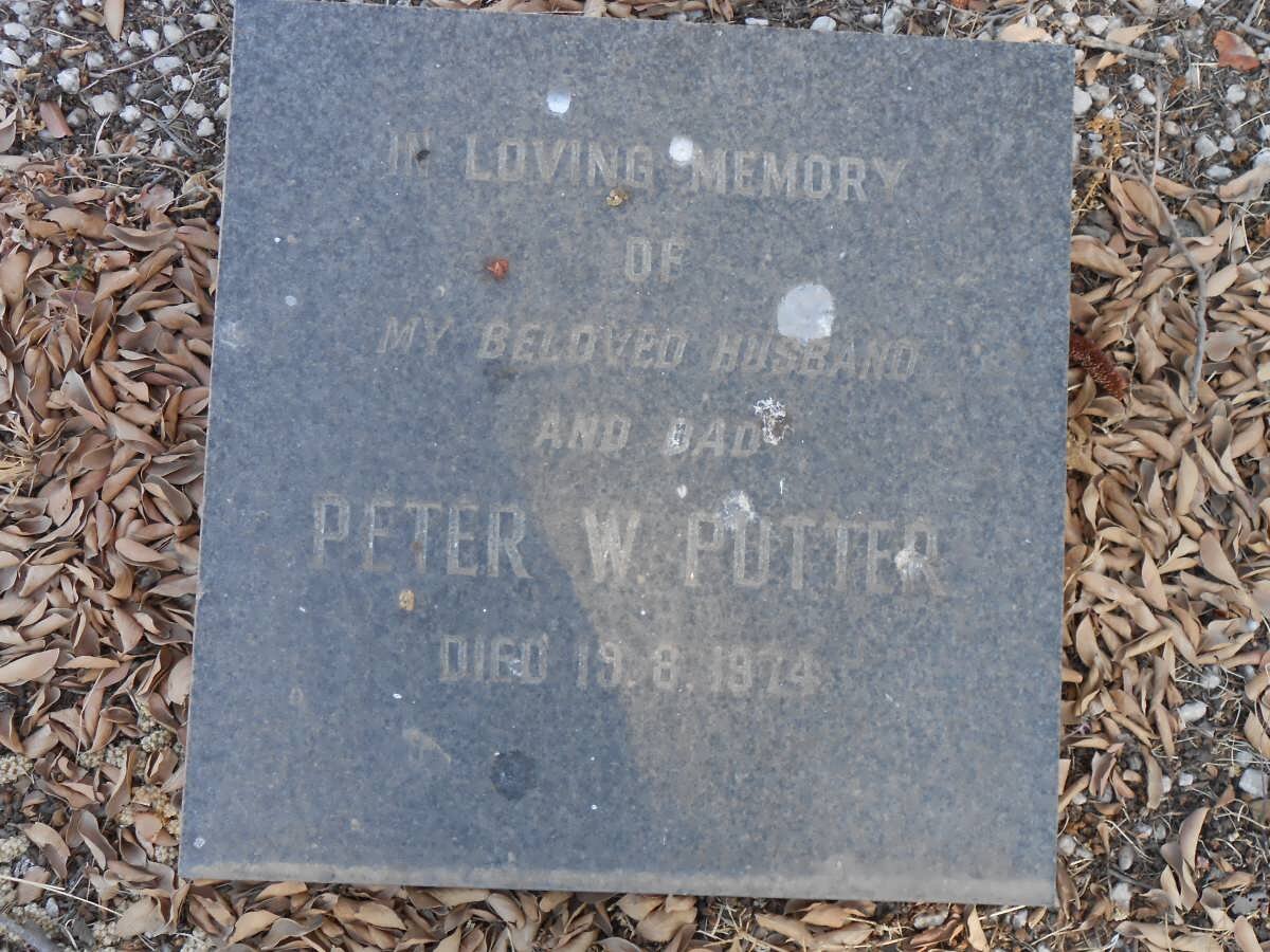PUTTER Peter W. -1974