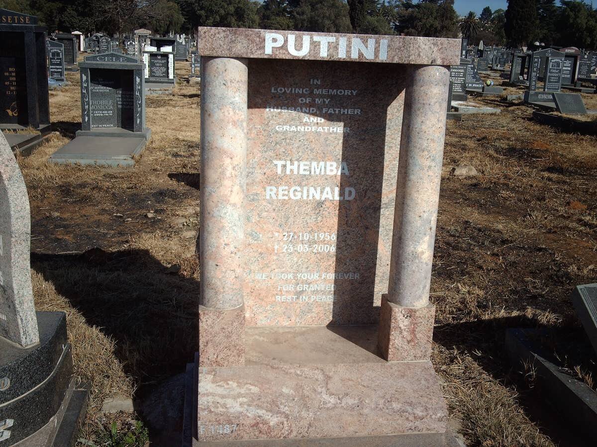 PUTINI Themba Reginald 1956-2006