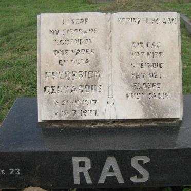 RAS Frederick Gerhardus 1917-1977