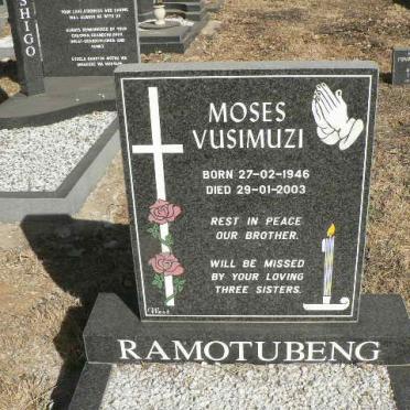 RAMOTUBENG Moses Vusimuzi 1946-2003