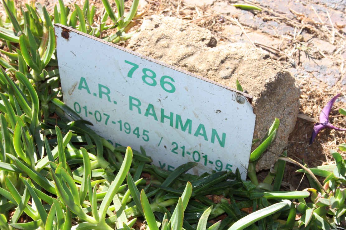RAHMAN A.R. 1945-1995