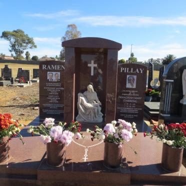 RAMEN Doorasamy -1976 &amp; Mary Lucy -1983 :: PILLAY Francinah Mary 1929-2012