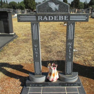 RADEBE Vusi Valty 1963-2000