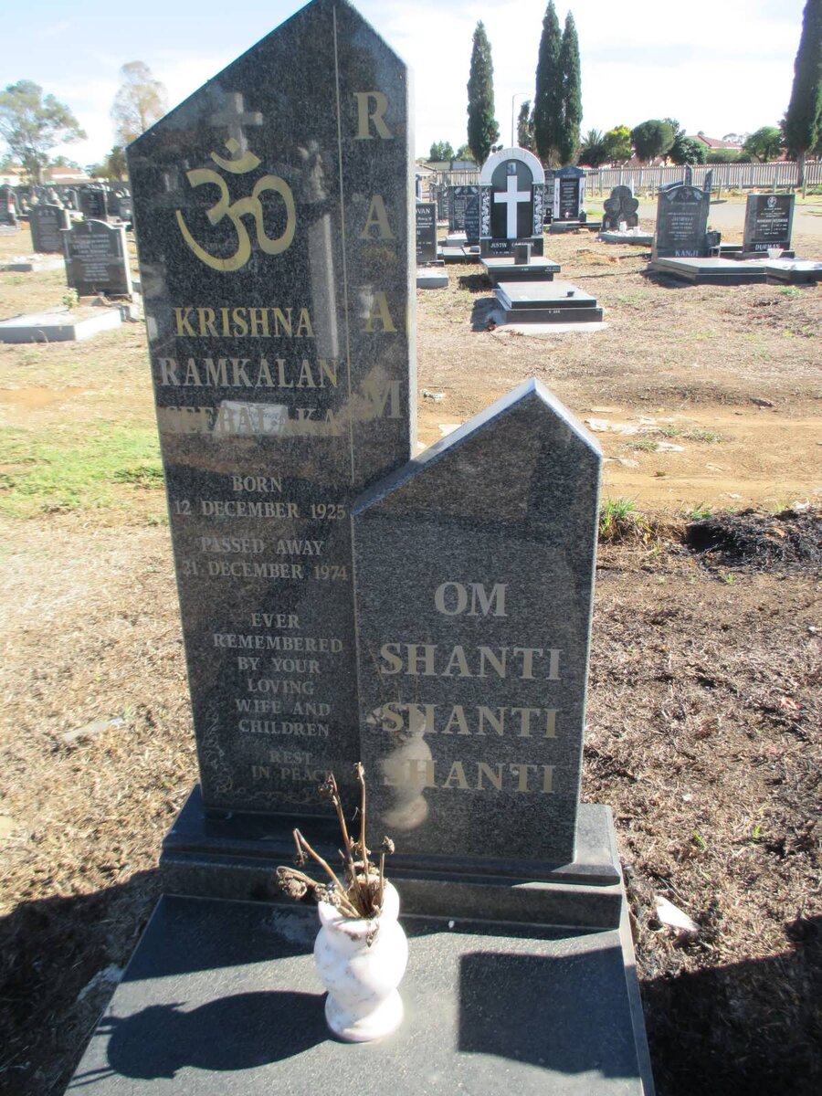 RAAM Krishna Ramkalan Sefbalaka 1925-1971