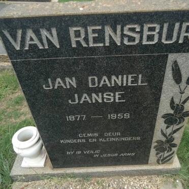 RENSBURG Jan Daniel Janse, van 1877-1959