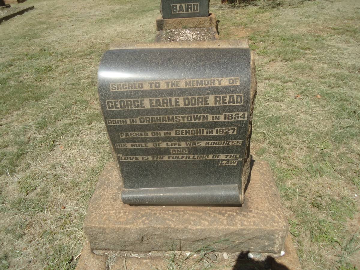 READ George Earle Dore 1854-1927