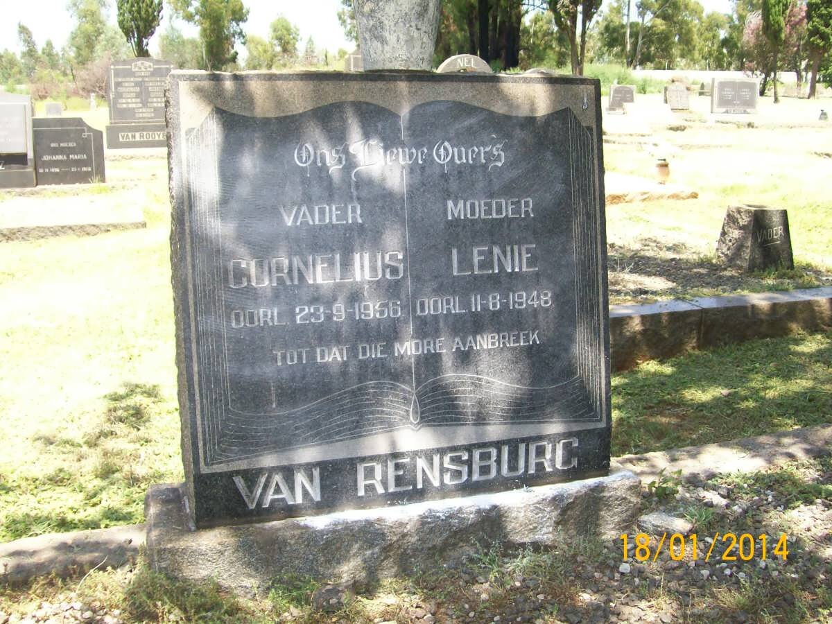 RENSBURG Cornelius, van -1956 &amp; Lenie -1948