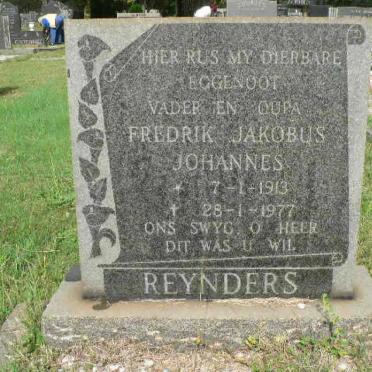 REYNDERS Fredrik Jakobus Johannes 1913-1977