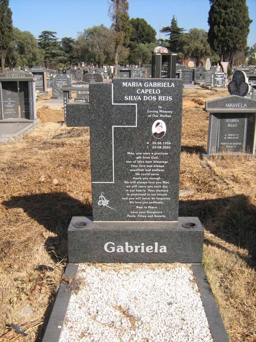 REIS Maria Gabriela Capelo, Silva dos 1956-2003
