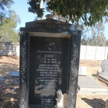 RIET Eddie, van der 1975-2013 :: VAN DER RIET Cornelia Maria 1933-