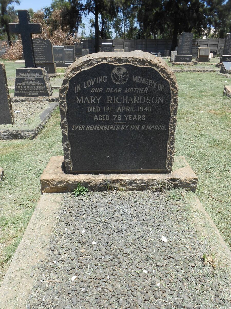 RICHARDSON Mary -1940