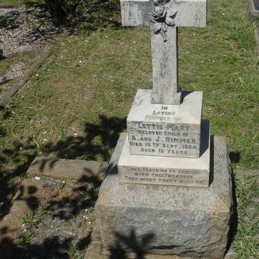 RIMMER Mary -1934 :: BACKHOUSE Agnes Jane