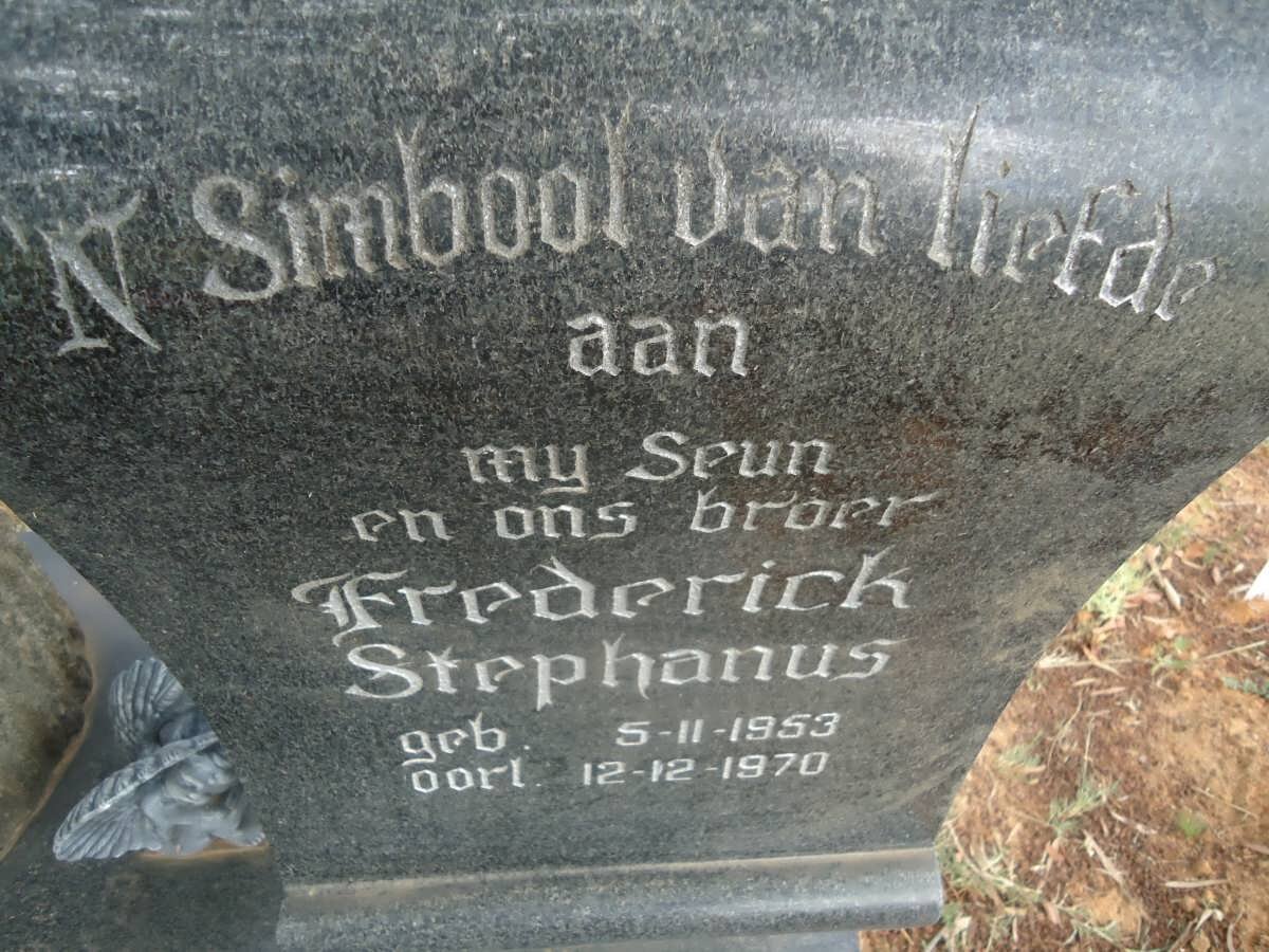 RIET Frederick Stephanus, van der 1953-1970