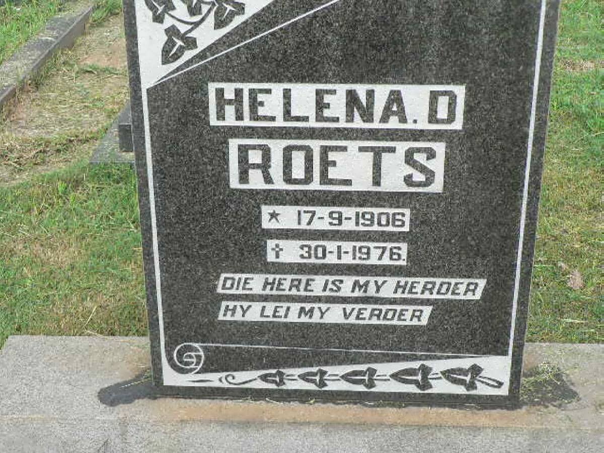 ROETS Helena D. 1906-1976