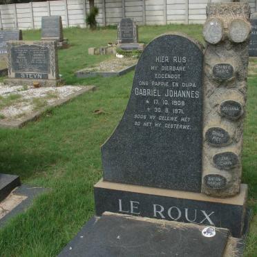 ROUX Gabriël Johannes, le 1908-1971