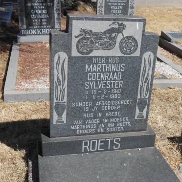 ROETS Marthinus Coenraad Sylvester 1947-1983