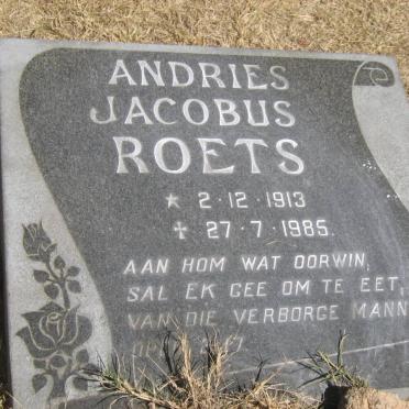ROETS Andries Jacobus 1913-1985