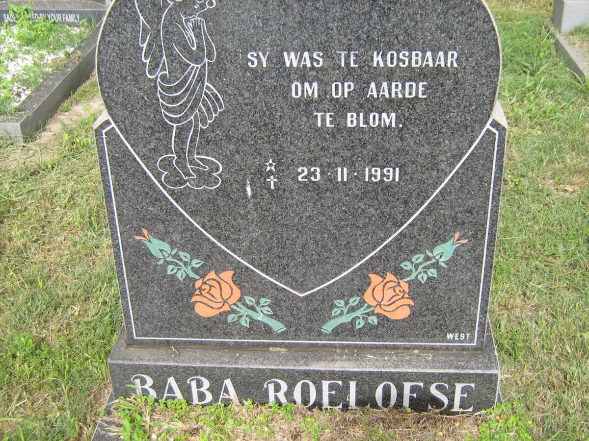 ROELOFSE Baba 1991-1991