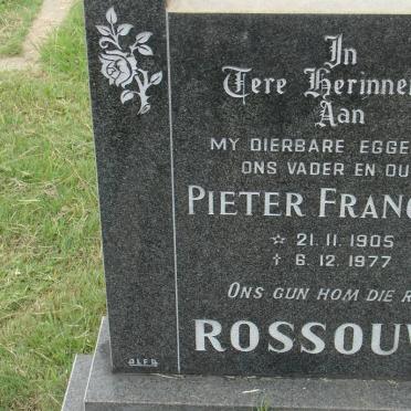 ROSSOUW Pieter Francois 1905-1977