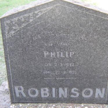 ROBINSON Philip 1862-1933