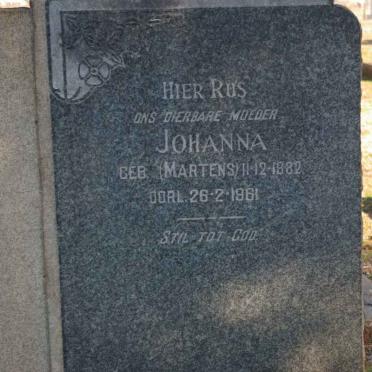 ROOYEN Jan Harm, van 1868-1945 &amp; Johanna MARTENS 1882-1961