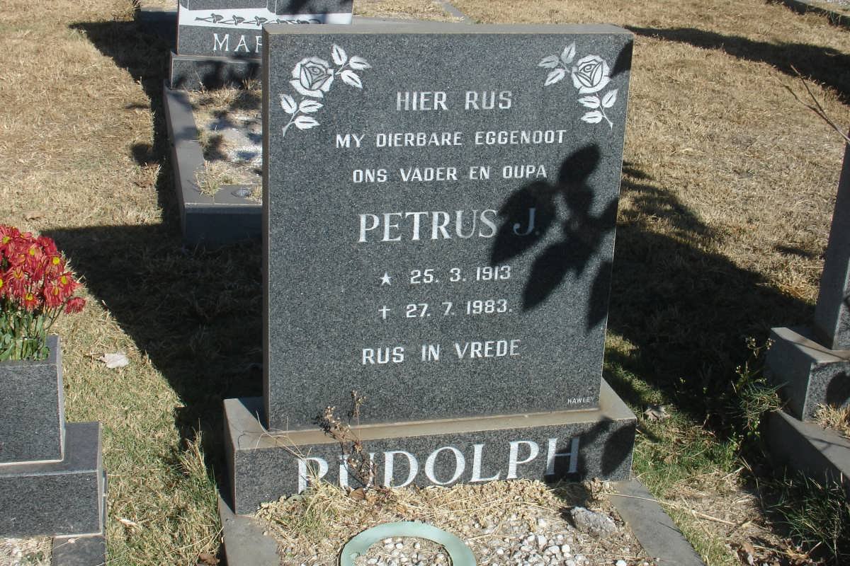 RUDOLPH Petrus J. 1913-1983