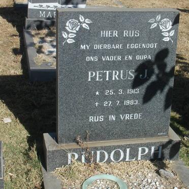RUDOLPH Petrus J. 1913-1983