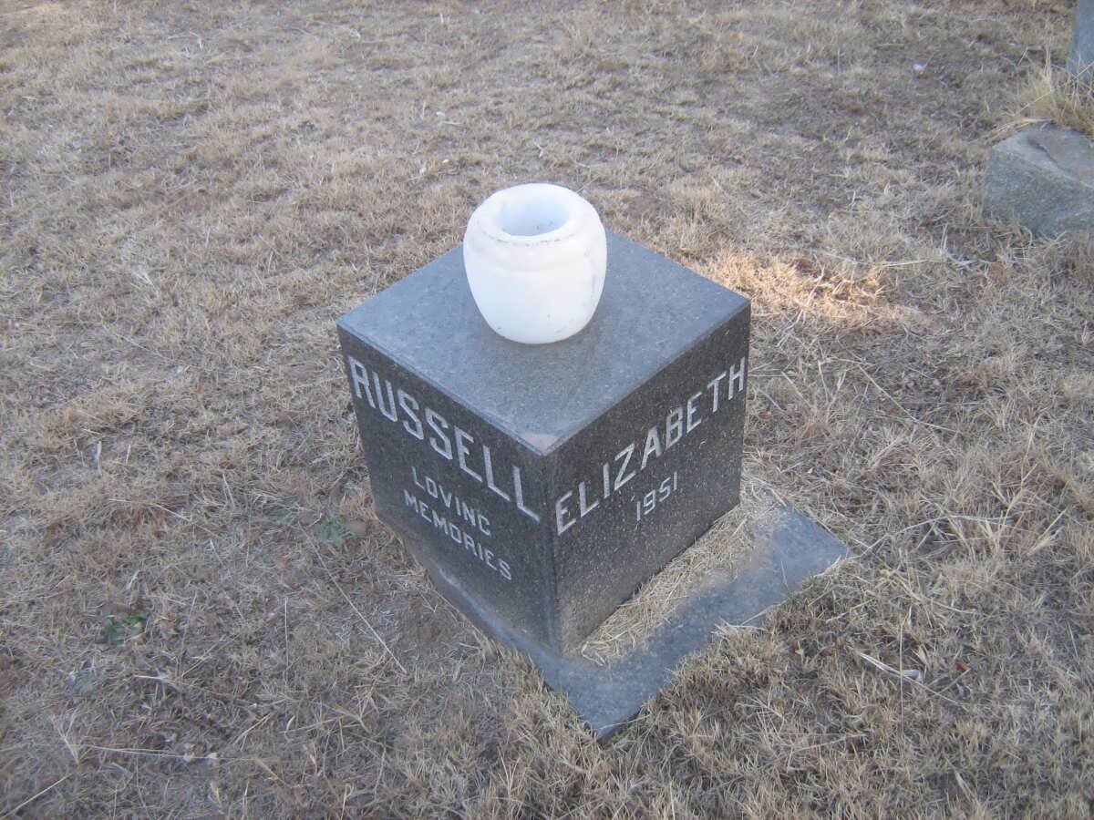 RUSSELL Elizabeth -1951